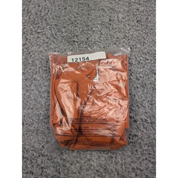 Vintage Clothes To Live In Shirt Men Extra Large Orange Crew Neck Single Stitch - Picture 6 of 6